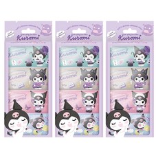 KUROMI 酷洛米 20週年版超迷你純水柔濕巾, 8包, 3袋