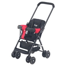 Kooma 輕巧型推車 寶寶出門必備 輕鬆開合、出行方便, 魅力紅