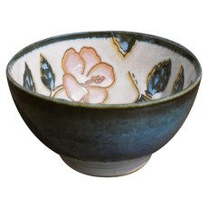 美濃燒 4井 陶瓷碗 300ml 11.5*6cm 日本製, 粉玫瑰, 1個