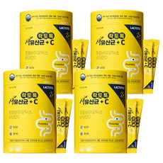 락토톡 생유산균 비타민C 60포, 120g, 4개