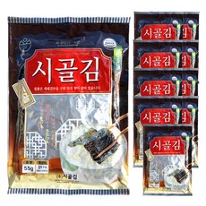 시골 시골김 전장김 은, 55g, 10개