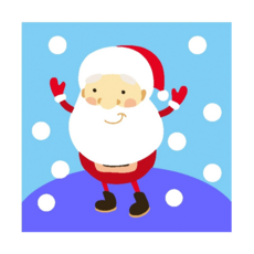 ARTLIFE 數字油畫DIY DR114 20 x 20cm, 聖誕印象老公公, 1個