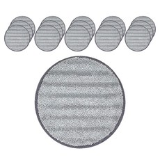 Home Clean 電動拖把用圓形超細纖維清潔布 小型, 16個