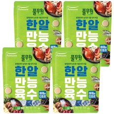 풀무원 한알만능육수 야채와디포리 3.7g x 22p, 81.4g, 4개