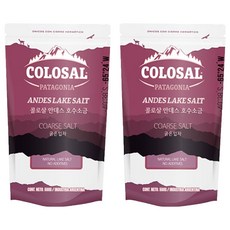 COLOSAL 安地斯湖粗粒鹽, 500g, 2個