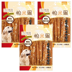 PARMIR 帕米爾 狗零食 鱈魚雞肉絲 低脂低鹽、Oligo寡糖, 120g, 3包