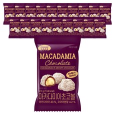 Dailynut 夏威夷果仁巧克力球, 22g, 20個