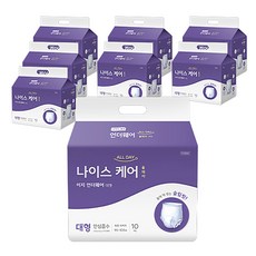 Somirang Nice Care 內衣男女通用成人紙尿褲大號, M/L號, 10片, 8包