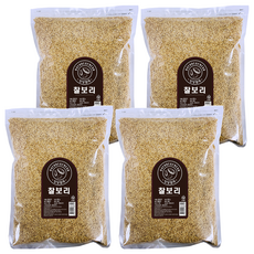 싱싱잡곡 찰보리쌀, 800g, 4개