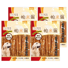 PARMIR 帕米爾 狗零食 鱈魚雞肉絲 低脂低鹽、Oligo寡糖, 120g, 4包