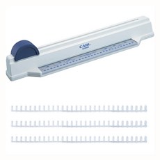 刀滑式 30 打孔器 SP-30N A4 + 12mm WH 散環 3p 套裝, 白色, 1套