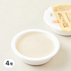 짱죽 냉장 초기 5개월부터 이유식 애호박미음, 140g, 4개