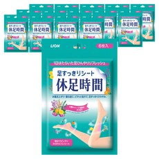 휴족시간 쿨링시트, 6개입, 15개