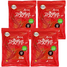 Bok2Nefood 辣椒粉 溫和原味 辣炒年糕用, 500g, 4包