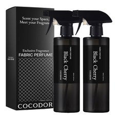코코도르 패브릭 퍼퓸 섬유탈취제 블랙체리 본품, 500ml, 2개