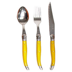 장네론 라귀올 선물패키지 디너세트, 옐로우, 스푼 + 포크 + 나이프, 1개