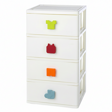 KEYWAY 聯府 特大EQ 4層收納櫃 附輪, SP-840, 1個