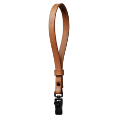 bitplay Leather Wrist Strap 12mm 皮革手腕繩(含掛繩通用墊片), 1個, 焦糖棕