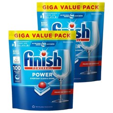 finish 洗碗機全效合一洗碗塊 100個, 1.7kg, 2包