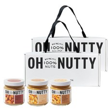 오넛티 땅콩버터 80g 3종 미니 기프트 세트, 2세트