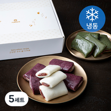 시루조아 3색 앙꼬절편 선물세트 30개입 (냉동), 5세트