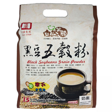源順食品 自然笑顏 黑豆五穀粉 420g 嚴選黑豆與五穀 無添加 營養豐富 沖泡方便 健康美味, 1袋