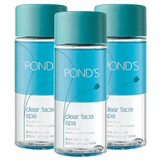 폰즈 클리어 훼이스 스파립앤아이 메이크업 리무버, 120ml, 3개