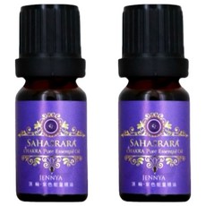 JENNYA 婕妮雅 紫色頂輪精油 玫瑰/羅馬洋甘菊/薰衣草/伊蘭 10ml, 2瓶