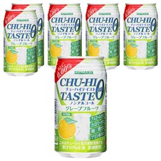 SANGARIA 無酒精葡萄柚飲料 零卡路里零糖零嘌呤, 350ml, 6罐