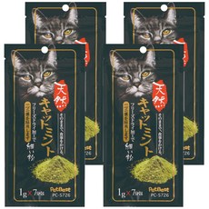Pet Best 浦霞造粒貓薄荷粉7本入, 貓薄荷, 7g, 4入