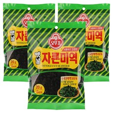 오뚜기옛날 자른미역, 20g, 3개