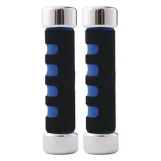 ALEX SPORTS 新型碳素鋼電鍍啞鈴 發泡海綿握墊 1KG~10KG, 2個