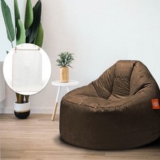 보니타 너도나도 빈백 CUP_993 + 세탁속지, 초코