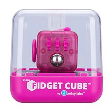 FIDGET CUBE ASMR 紓壓療癒指尖玩具 大人玩具, 透明粉