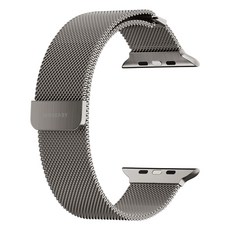 MAGEASY Milanese 米蘭不鏽鋼磁扣錶環 40/41/42mm, 原色, 1個