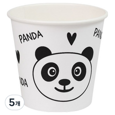 이로울생활 可愛熊貓紙杯 180ml, 300入, 5個