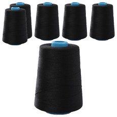 多針縫紉線, 黑色, 6捲