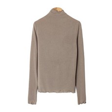 린다샵 여성용 무겨아 물결 폴라 긴팔 티셔츠 cpt13637k39