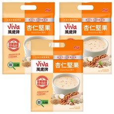 ViVa 萬歲牌 元氣什穀堅果飲 杏仁堅果 原果研磨 顆粒口感, 28g, 10包, 3袋