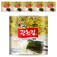 광천김 3대째 달인 재래 캔김, 30g, 6개