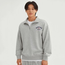 SPAO 男女通用 NYC 刺繡半拉鍊上衣