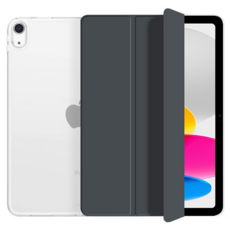 J-Road 透明輕薄平板保護殼, 1個, 鋼鐵灰