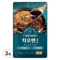 차오차이 차오멘 소스, 100g, 3개