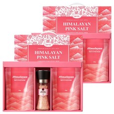 오르베 히말라야 핑크솔트 그라인더 170g + 리필 250g x 2p 선물세트, 2세트