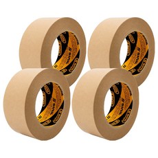 Sinil Tape 高黏著性 Lava 牛皮膠帶 48mm x 40m, 棕色, 4個