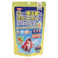 COMET 可美多 金魚主食 納豆菌配合 中粒, 90g, 1袋