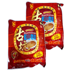 JIAN CHUAN 建銓 古坑藍山2合1即溶咖啡 特選咖啡豆, 11g, 25包, 2袋