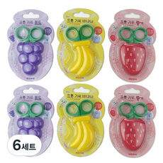 Misoro 水果剪刀 2002 3 款, 葡萄、草莓、香蕉, 6組