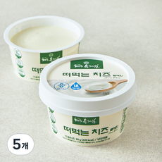 제주올레길 떠먹는 치즈 플레인, 90g, 5개, 1개입