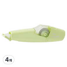 deLi 得力 LONGREEN 筆型修正帶 5mm x 6m, 4個, 綠色